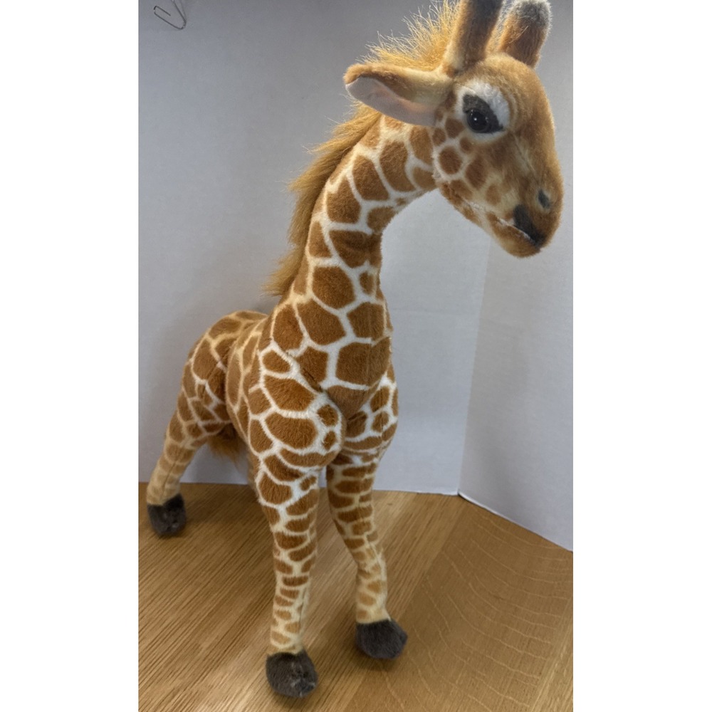 Tiger Tale Toys Giraffe Plush Poseable Legs/Neck Plush 19" Safari Nursery Jungle
